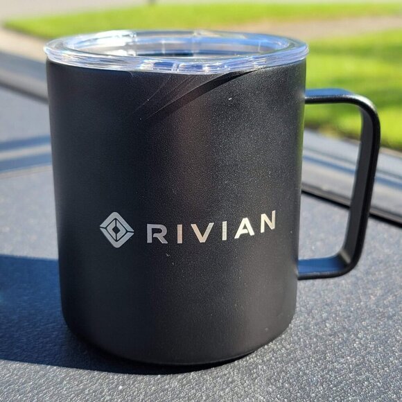 Rivian Other - Rivian MiiR 12oz Black Stainless Insulated Coffee Tea Travel Mug Handle w/ Lid